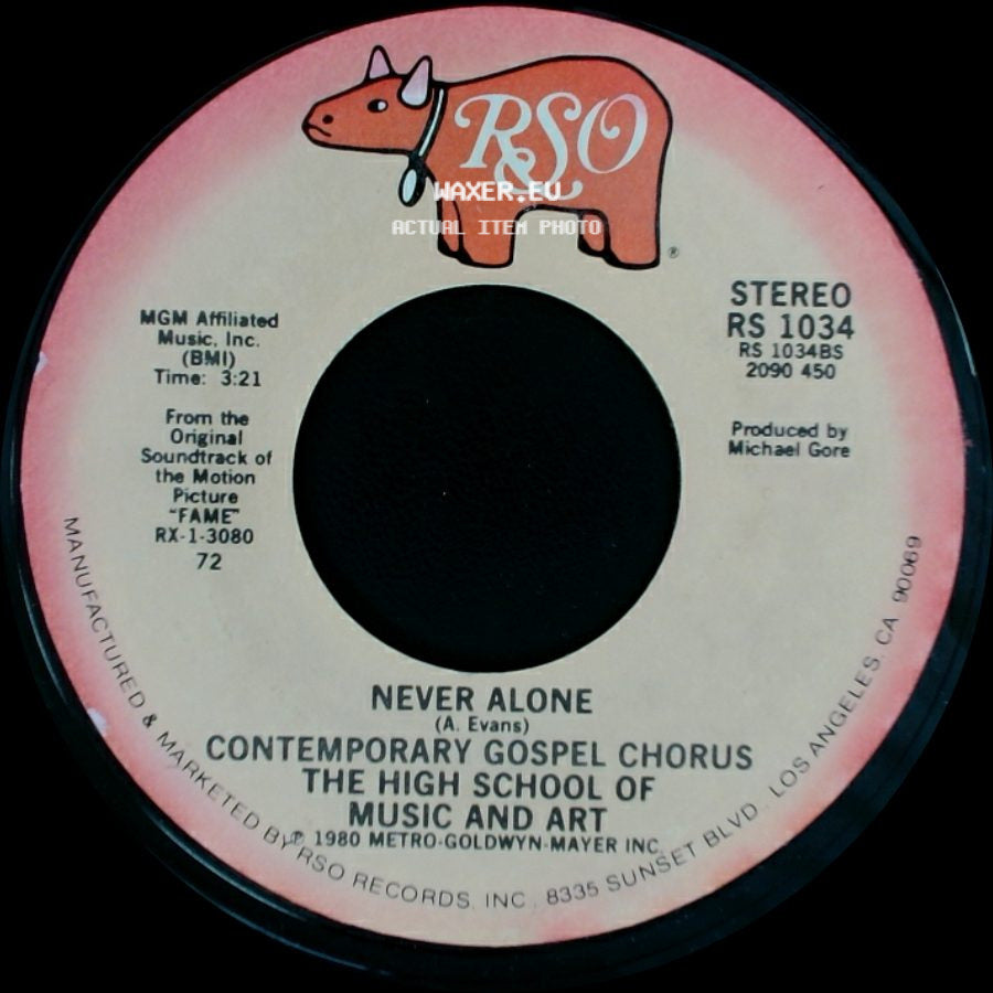 Irene Cara / Contemporary Gospel Chorus The High School Of Music And Art - Fame / Never Alone side B