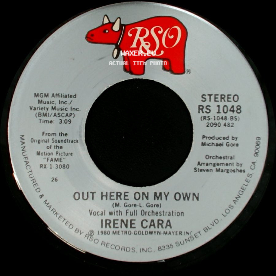 Irene Cara - Out Here On My Own / Out Here On My Own side B