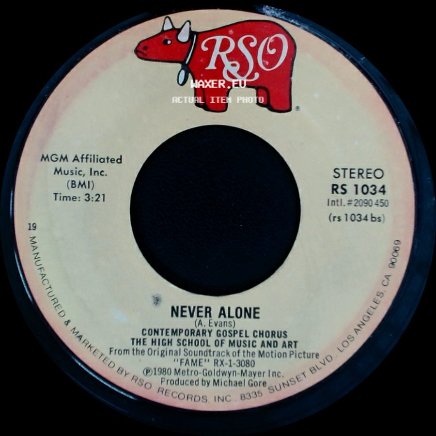 Contemporary Gospel Chorus / Irene Cara - Never Alone / Fame side A