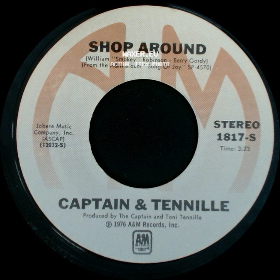 Captain & Tennille - Butterscotch Castle / Shop Around side B