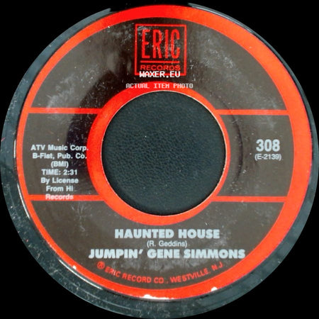 Jumpin' Gene Simmons / Ace Cannon - Haunted House / Tuff side A