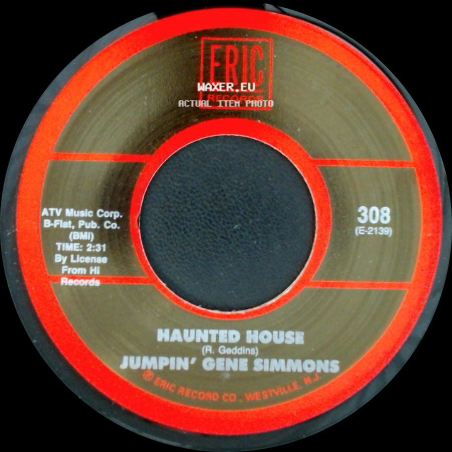 Ace Cannon / Jumpin' Gene Simmons - Tuff / Haunted House side B