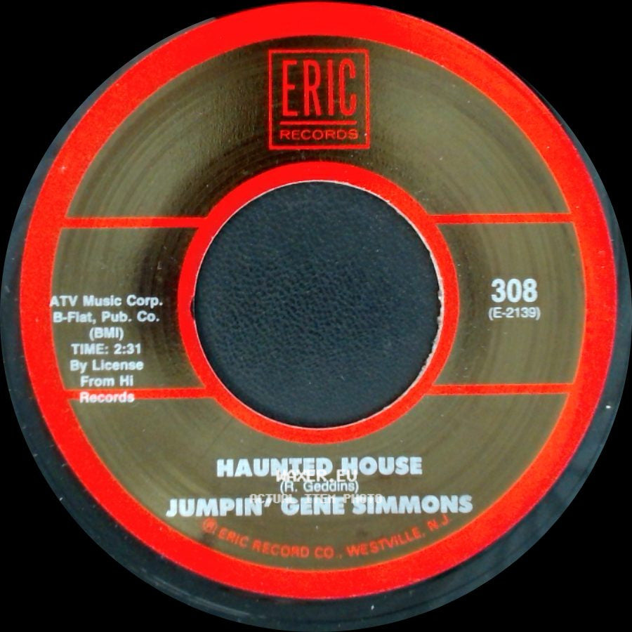 Ace Cannon / Jumpin' Gene Simmons - Tuff / Haunted House side B