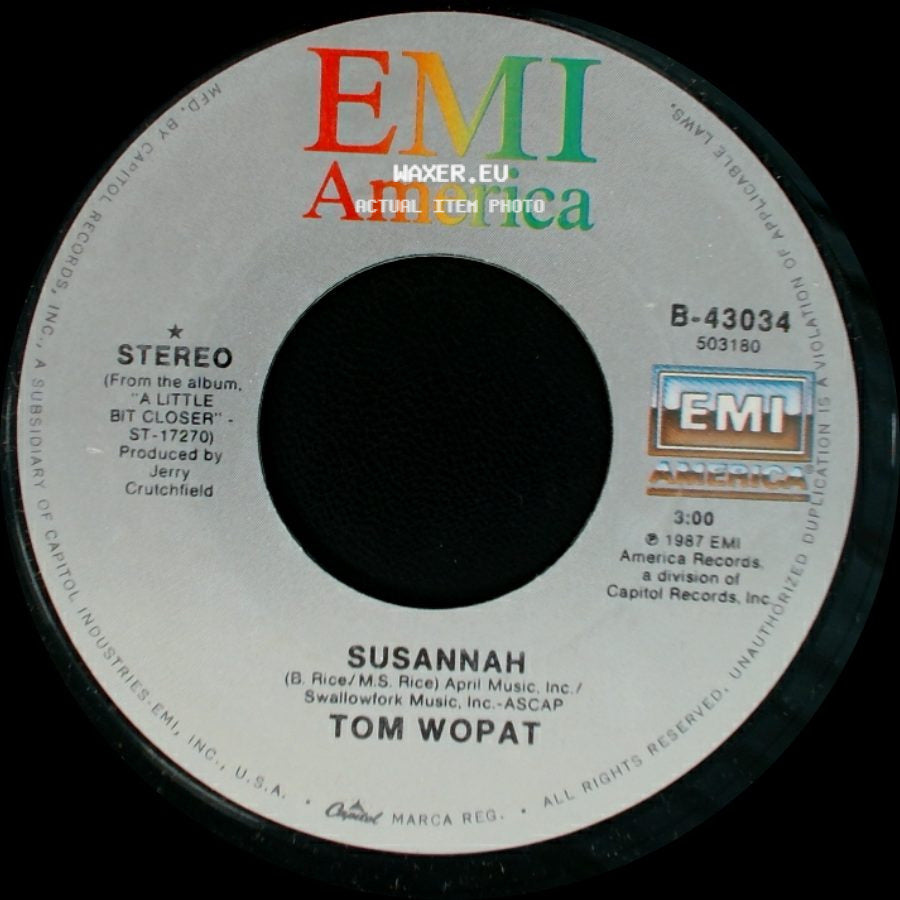 Tom Wopat - Susannah / Cars side A