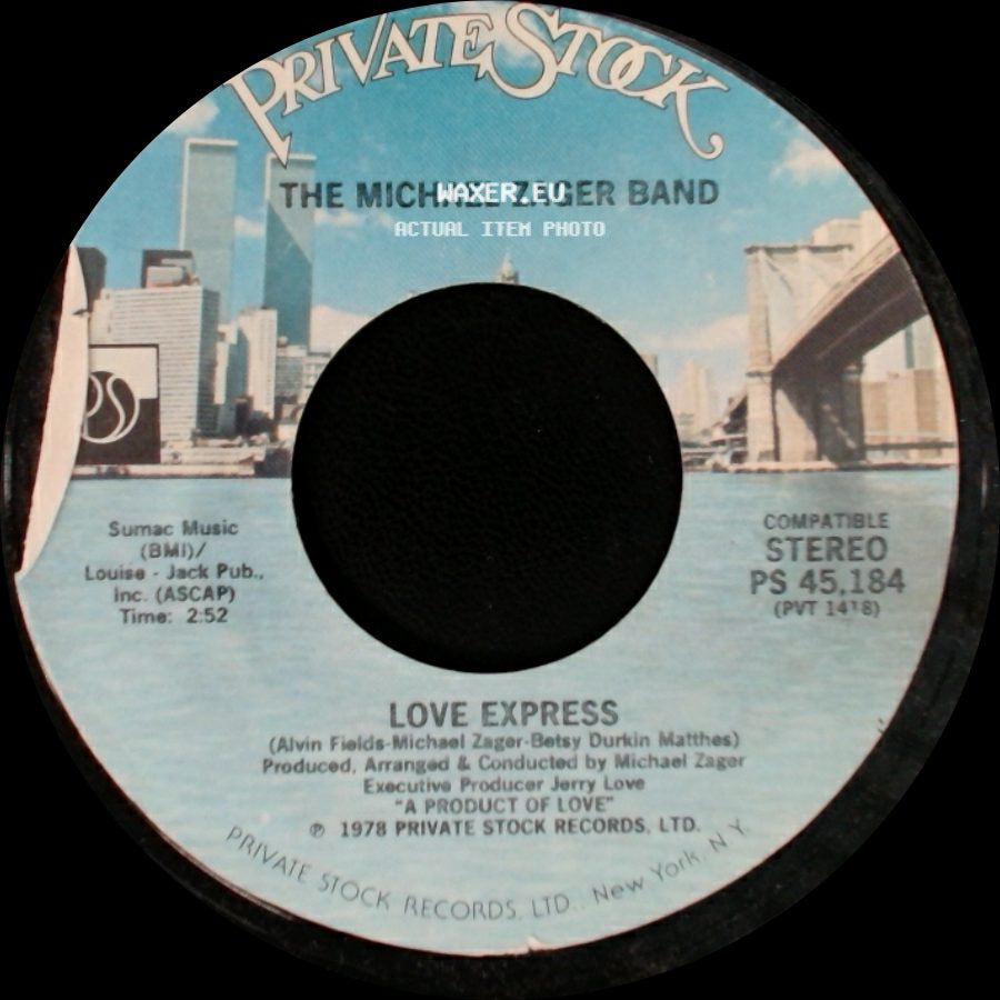 The Michael Zager Band - Love Express / Let's All Chant side A