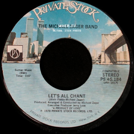 The Michael Zager Band - Love Express / Let's All Chant side B