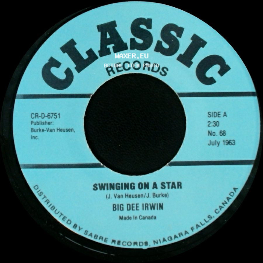 Big Dee Irwin / Charlie Ryan - Swinging On A Star / Hot Rod Lincoln side A