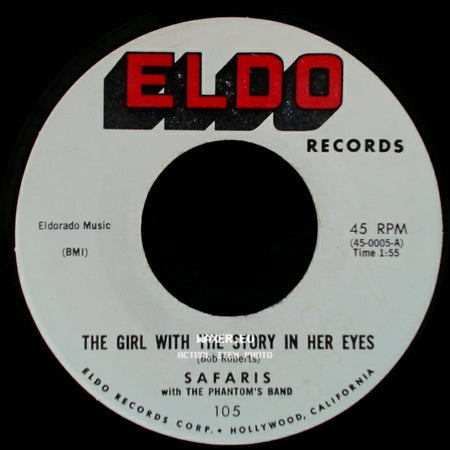 Safaris With The Phantom's Band - Summer Nights / The Girl With The Story In Her Eyes side B