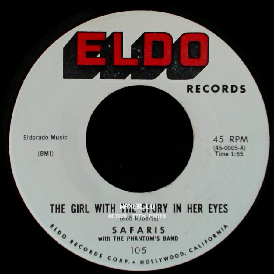 Safaris With The Phantom's Band - Summer Nights / The Girl With The Story In Her Eyes side B