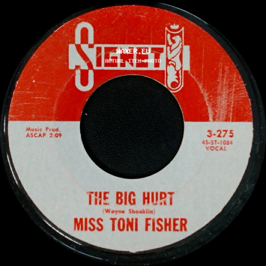 Miss Toni Fisher - Memphis Belle / The Big Hurt side B