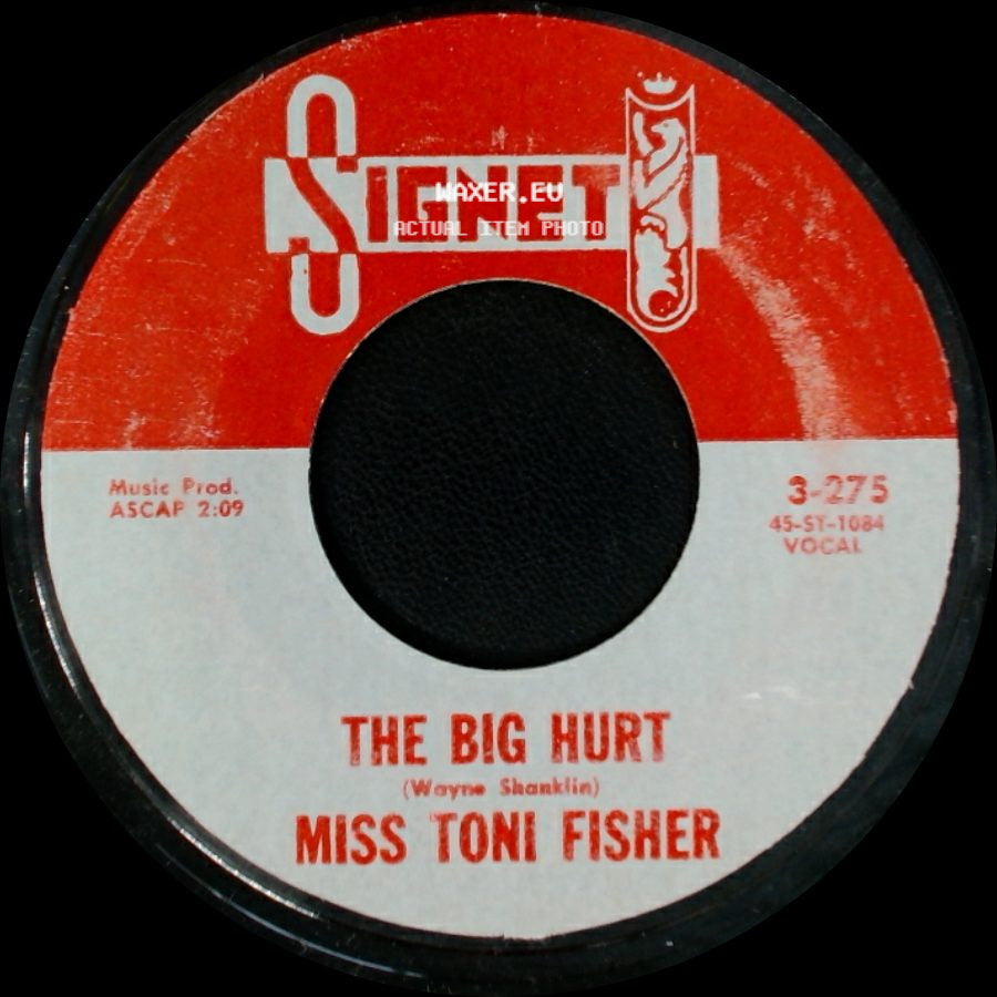 Miss Toni Fisher - Memphis Belle / The Big Hurt side B