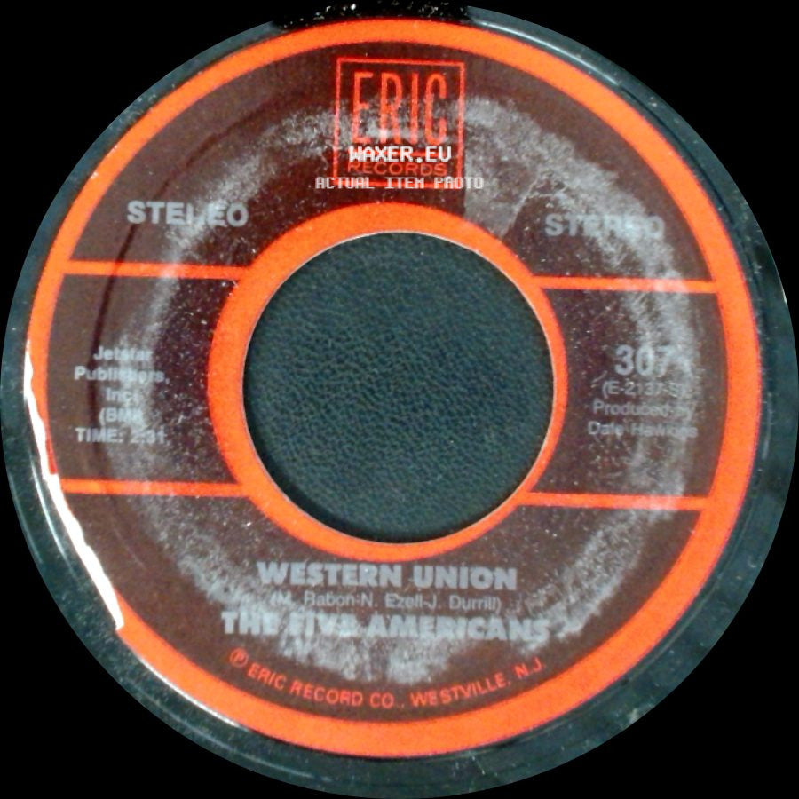 Jon & Robin And The In Crowd / The Five Americans - Do It Again A Little Bit Slower / Western Union side B