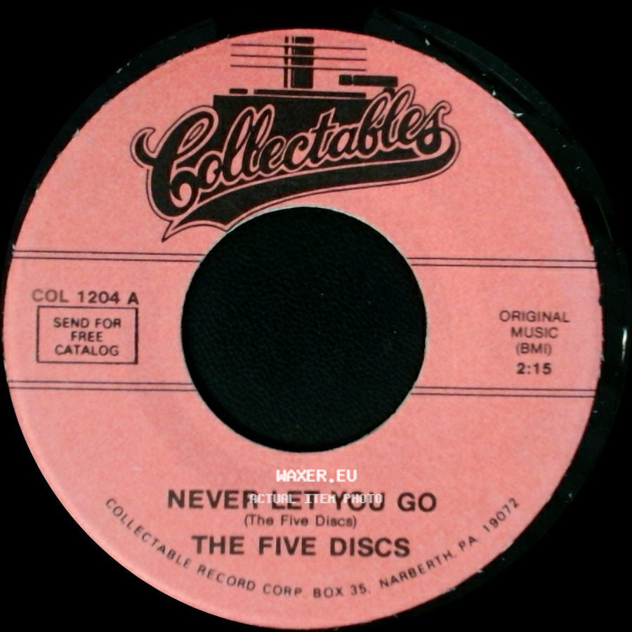 The Five Discs - That Was The Time / Never Let You Go side B
