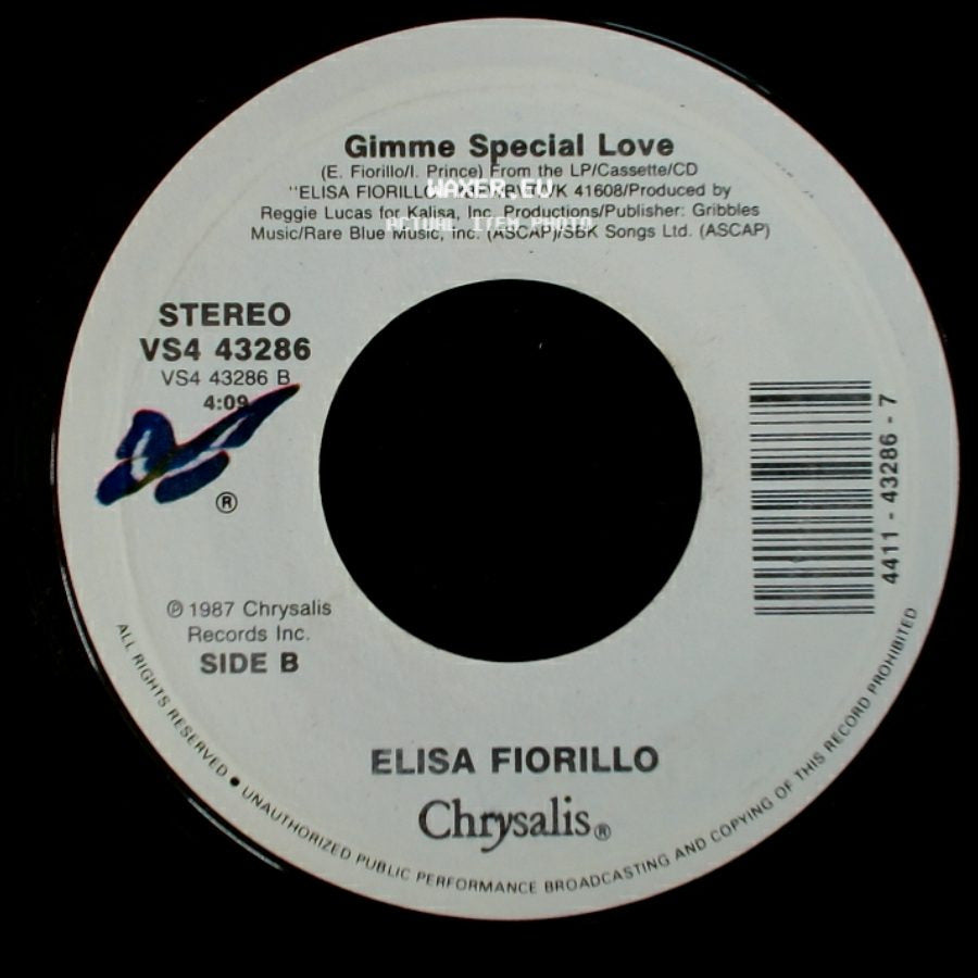 Elisa Fiorillo - You Don't Know / Gimme Special Love side B
