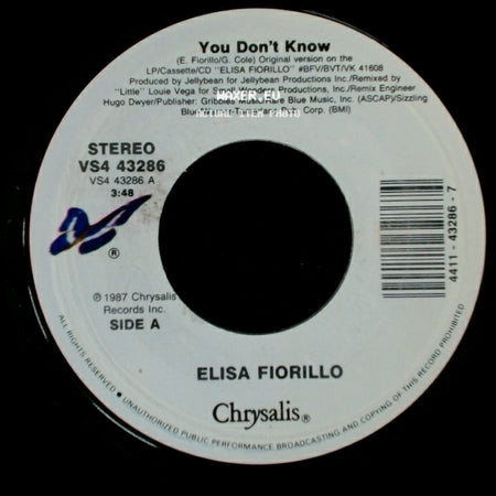 Elisa Fiorillo - You Don’t Know / Gimme Special Love side A