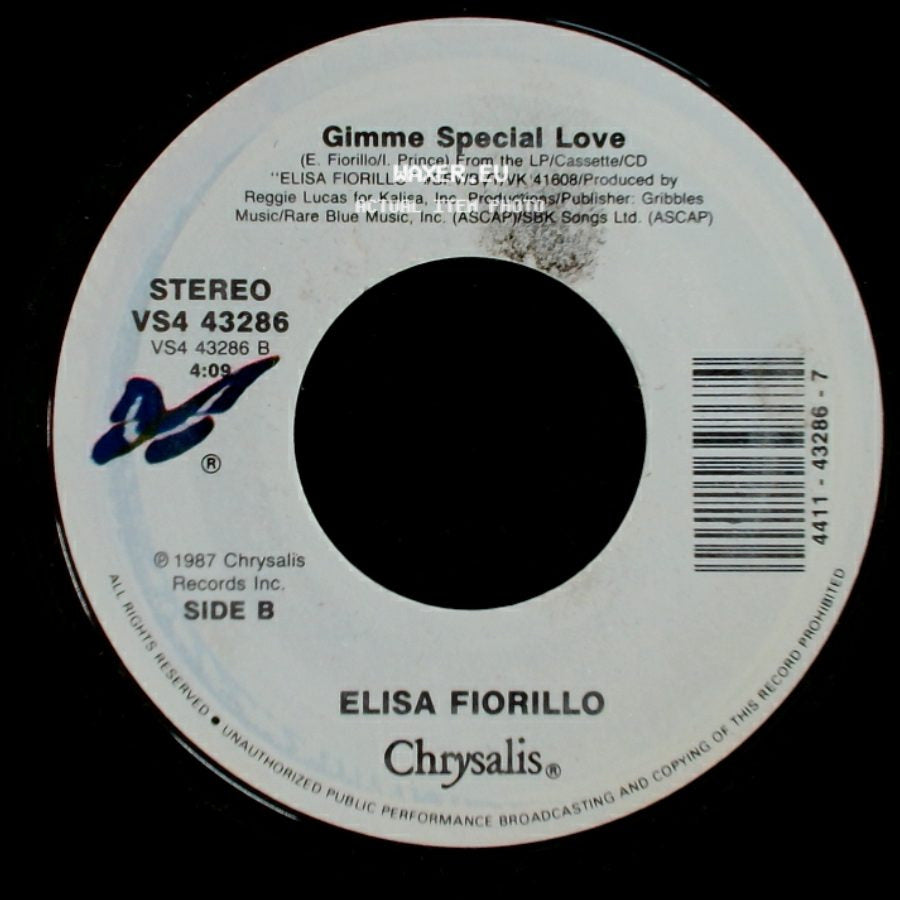 Elisa Fiorillo - You Don’t Know / Gimme Special Love side B