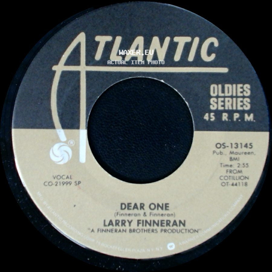 Larry Finneran / The Earls - Dear One / Eyes side A