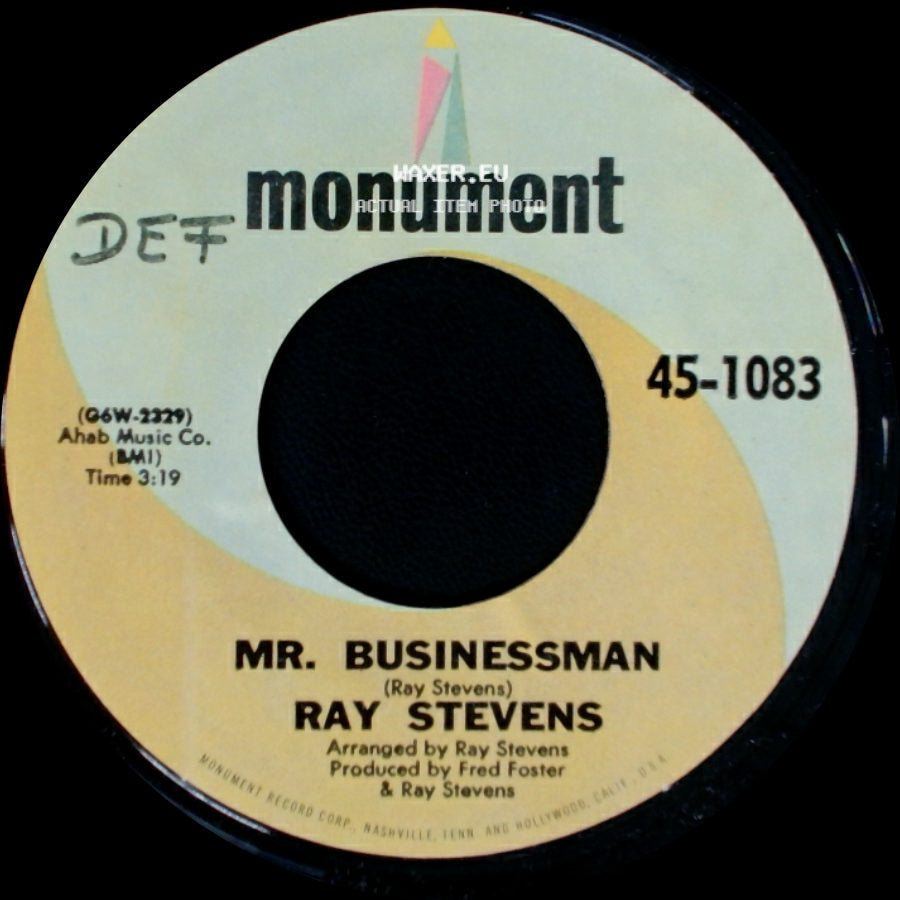 Ray Stevens - Mr. Businessman / Face The Music side A