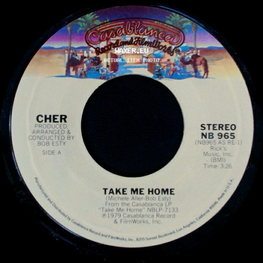 Cher - Take Me Home / My Song (Too Far Gone) side A