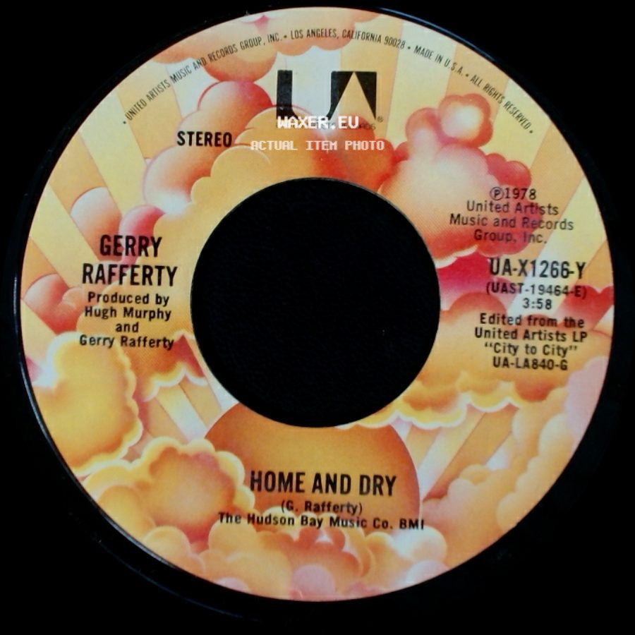 Gerry Rafferty - Mattie's Rag / Home And Dry side B
