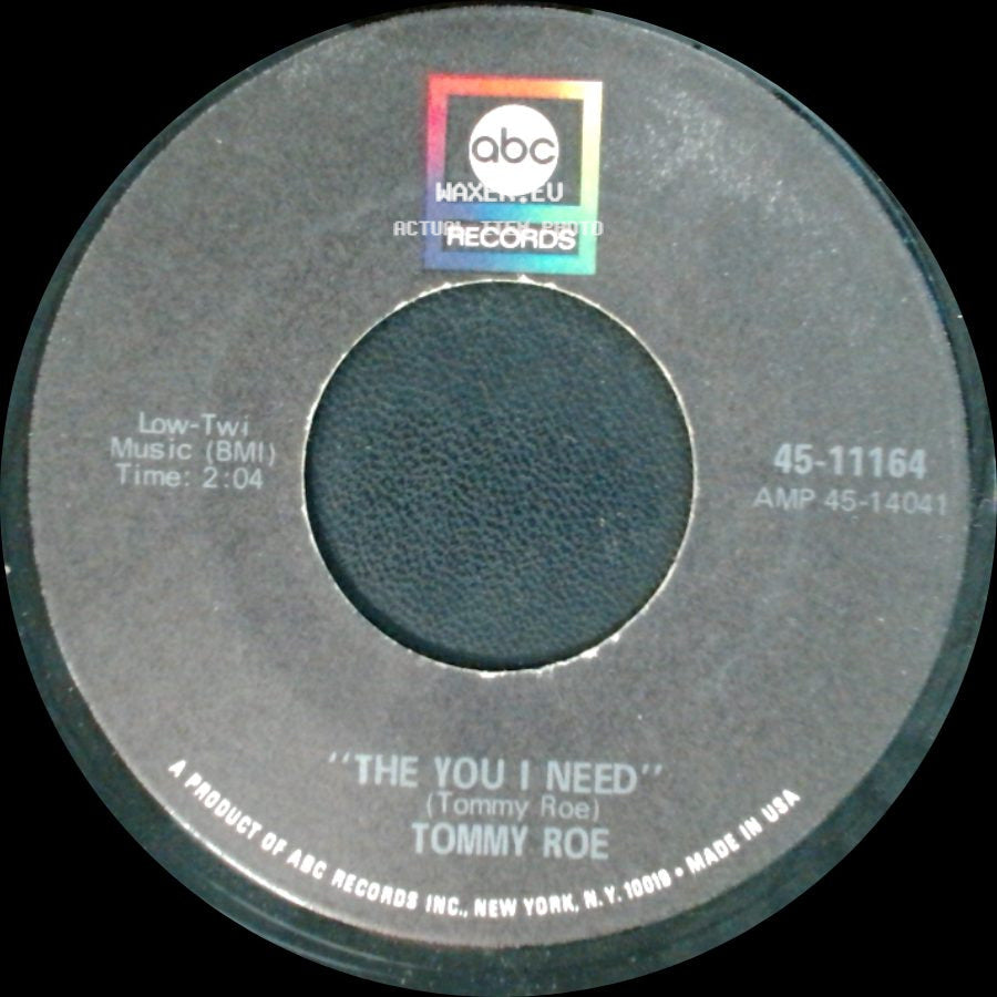 Tommy Roe - The You I Need / Dizzy side A