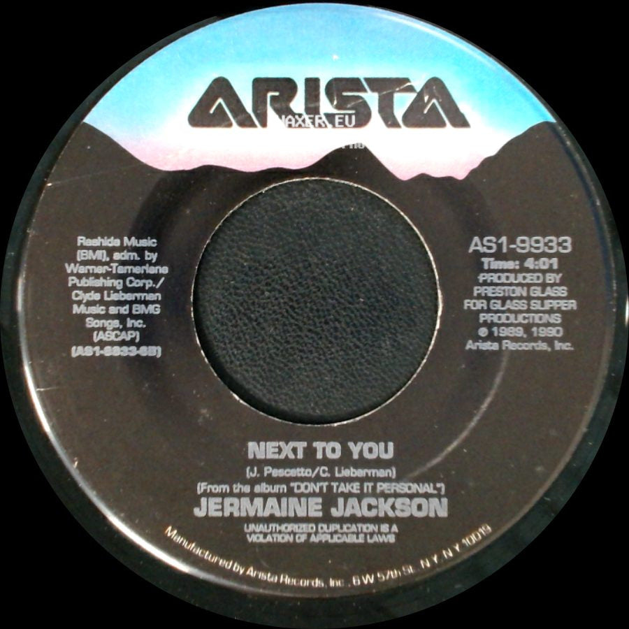 Jermaine Jackson - Two Ships (In The Night) / Next To You side B