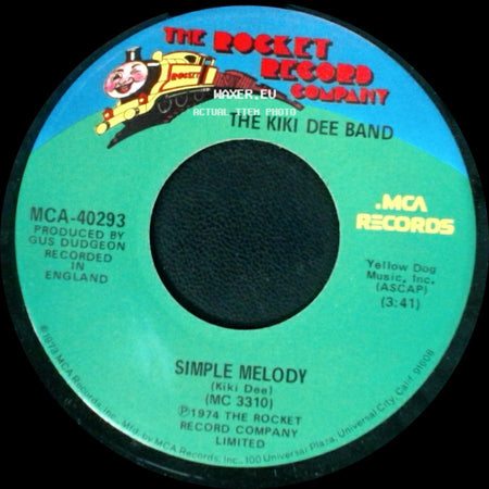 The Kiki Dee Band - Simple Melody / I've Got The Music In Me side A