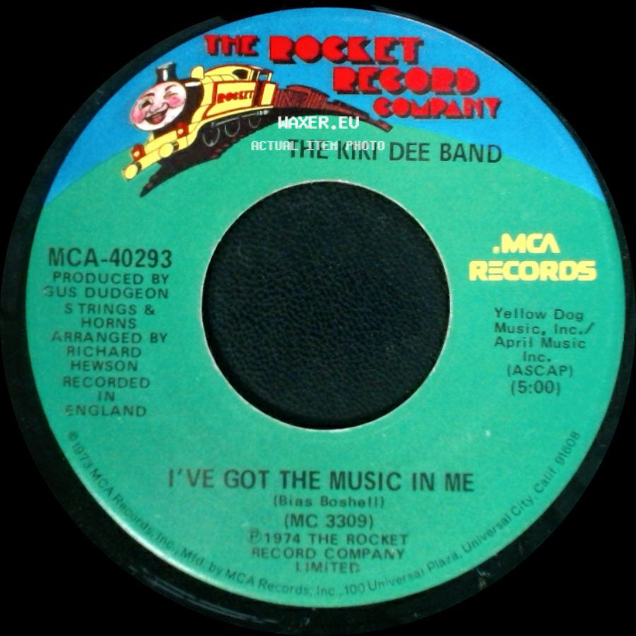 The Kiki Dee Band - Simple Melody / I've Got The Music In Me side B