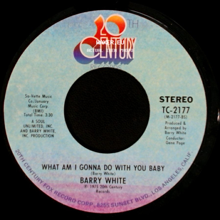 Barry White - What Am I Gonna Do With You Baby / What Am I Gonna Do With You side A