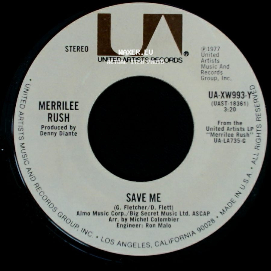 Merrilee Rush - Easy, Soft And Slow / Save Me side B