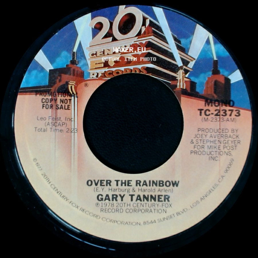 Gary Tanner - Over The Rainbow / Over The Rainbow side B