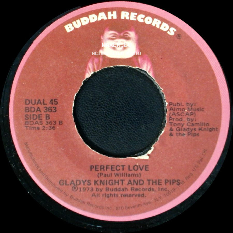Gladys Knight And The Pips - Where Peaceful Waters Flow / Perfect Love side B