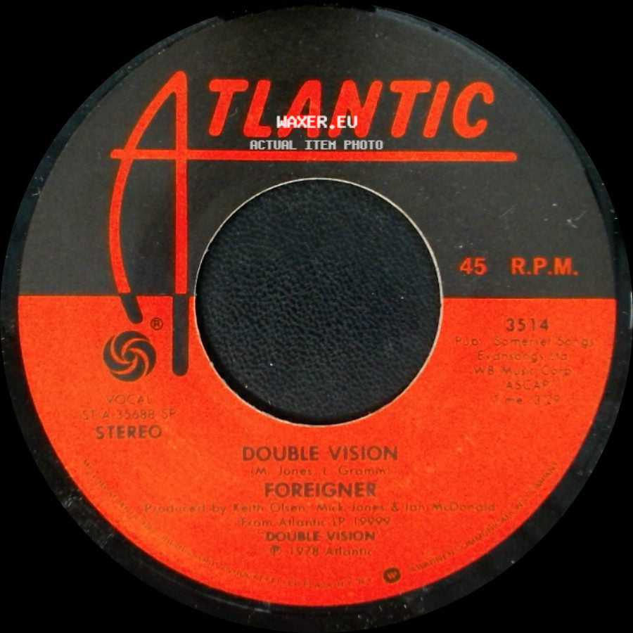 Foreigner - Lonely Children / Double Vision side B