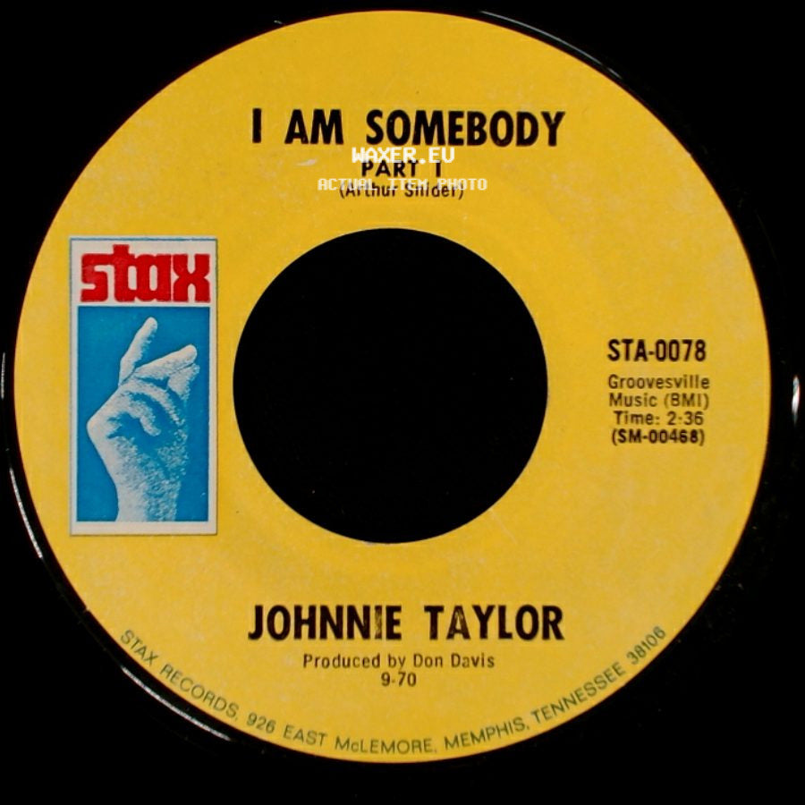 Johnnie Taylor - I Am Somebody Part I / I Am Somebody Part Ii side A