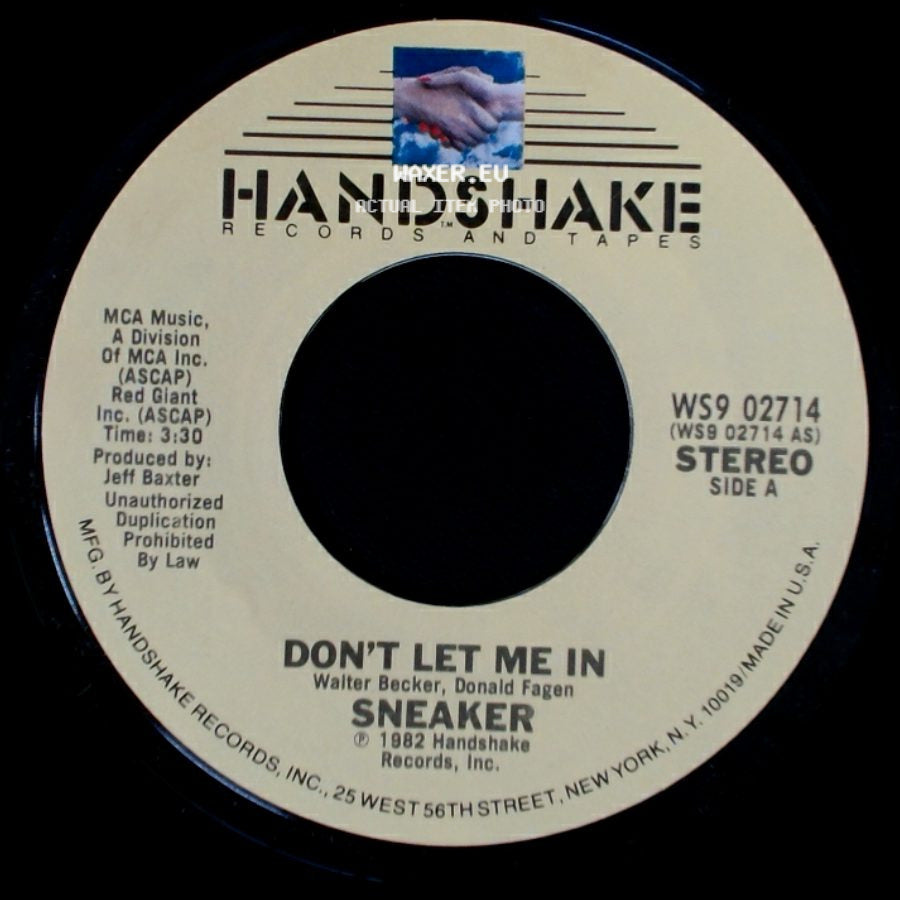 Sneaker - Don't Let Me In / Looking For Someone Like You side A
