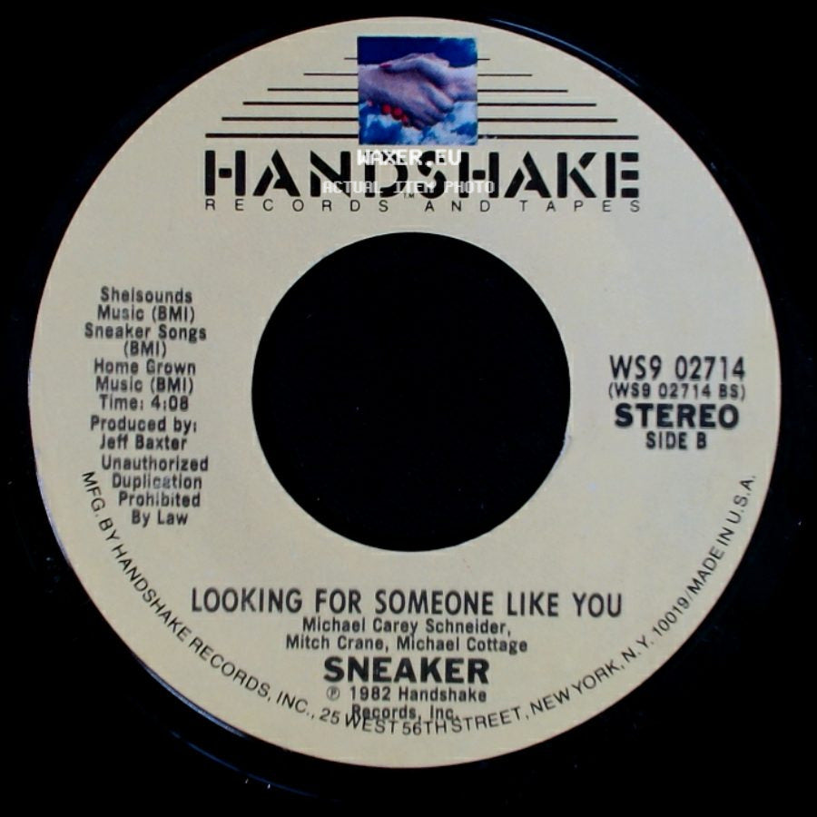 Sneaker - Don't Let Me In / Looking For Someone Like You side B