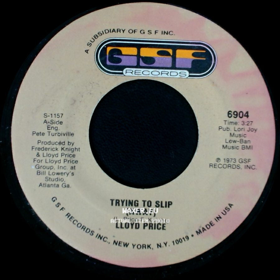 Lloyd Price - They Get Down / Trying To Slip (Away) side B