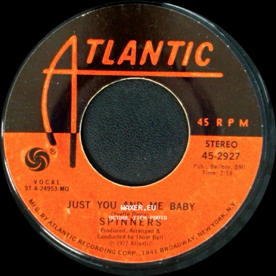 Spinners - Just You And Me Baby / Could It Be I'm Falling In Love side A