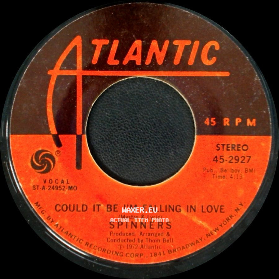 Spinners - Just You And Me Baby / Could It Be I'm Falling In Love side B