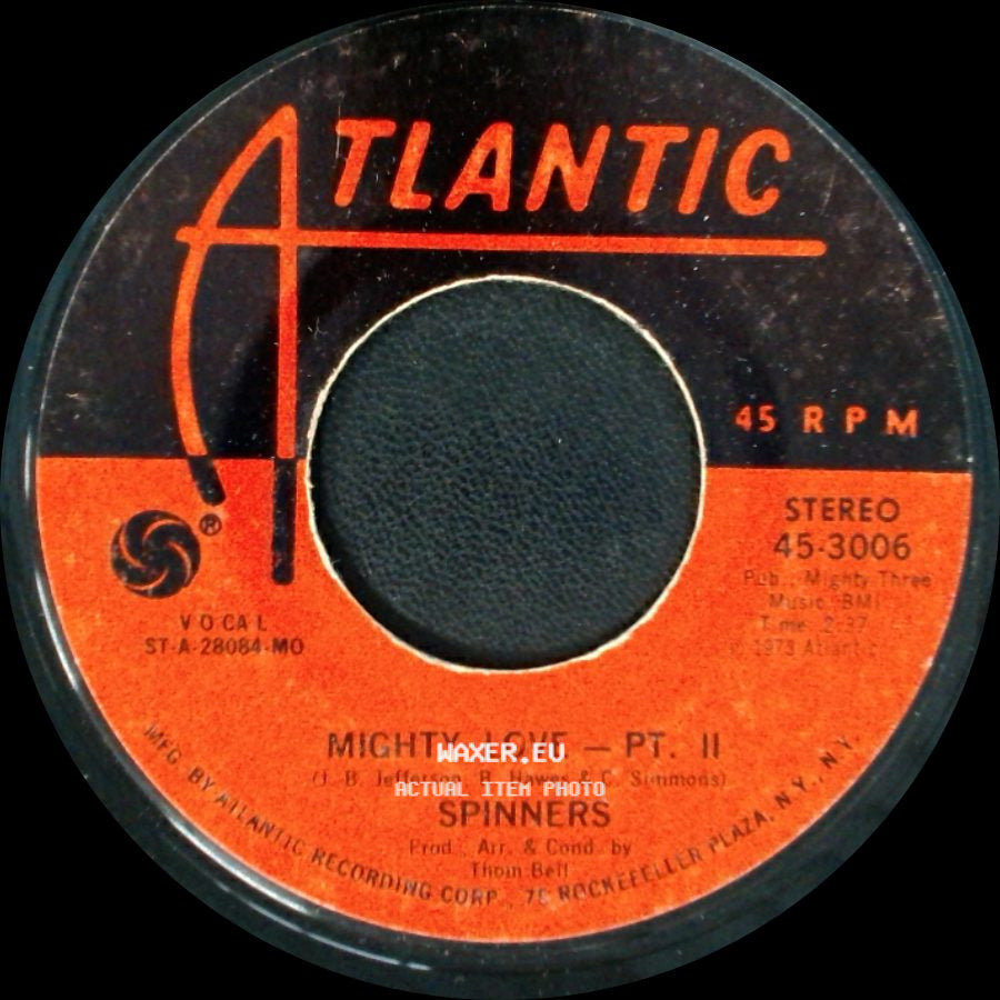 Spinners - Mighty Love - Pt. Ii / Mighty Love - Pt. 1 side A