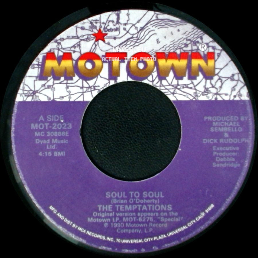 The Temptations - Soul To Soul / Soul To Soul side A