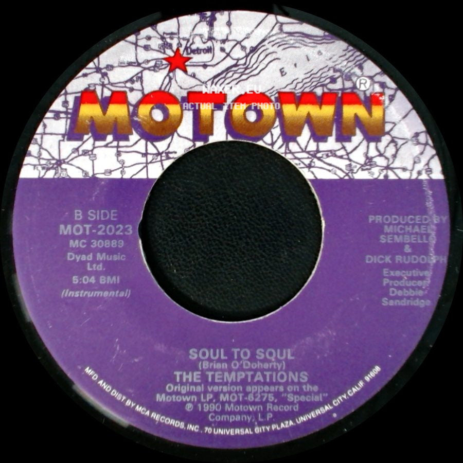 The Temptations - Soul To Soul / Soul To Soul side B