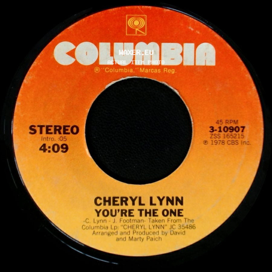 Cheryl Lynn - You're The One / Star Love side A