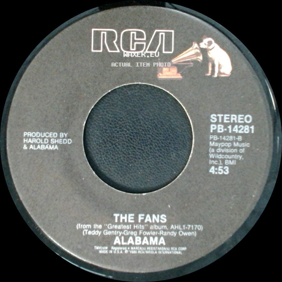 Alabama - She And I / The Fans side B