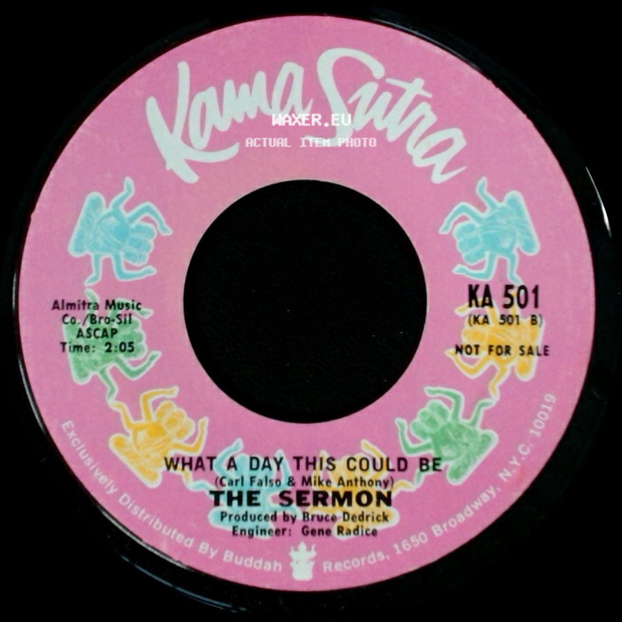 The Sermon - You're Never Gonna Find Another Love / What A Day This Could Be side B