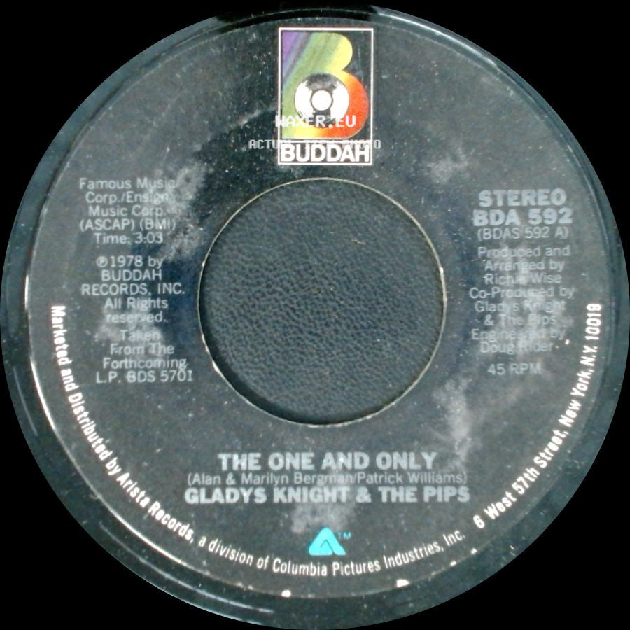 Gladys Knight & The Pips - The One And Only / Pipe Dreams side A