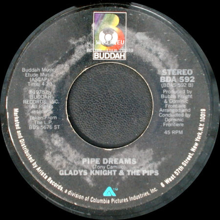 Gladys Knight & The Pips - The One And Only / Pipe Dreams side B