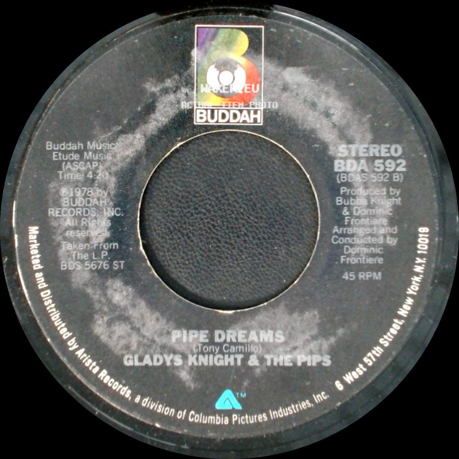 Gladys Knight & The Pips - The One And Only / Pipe Dreams side B