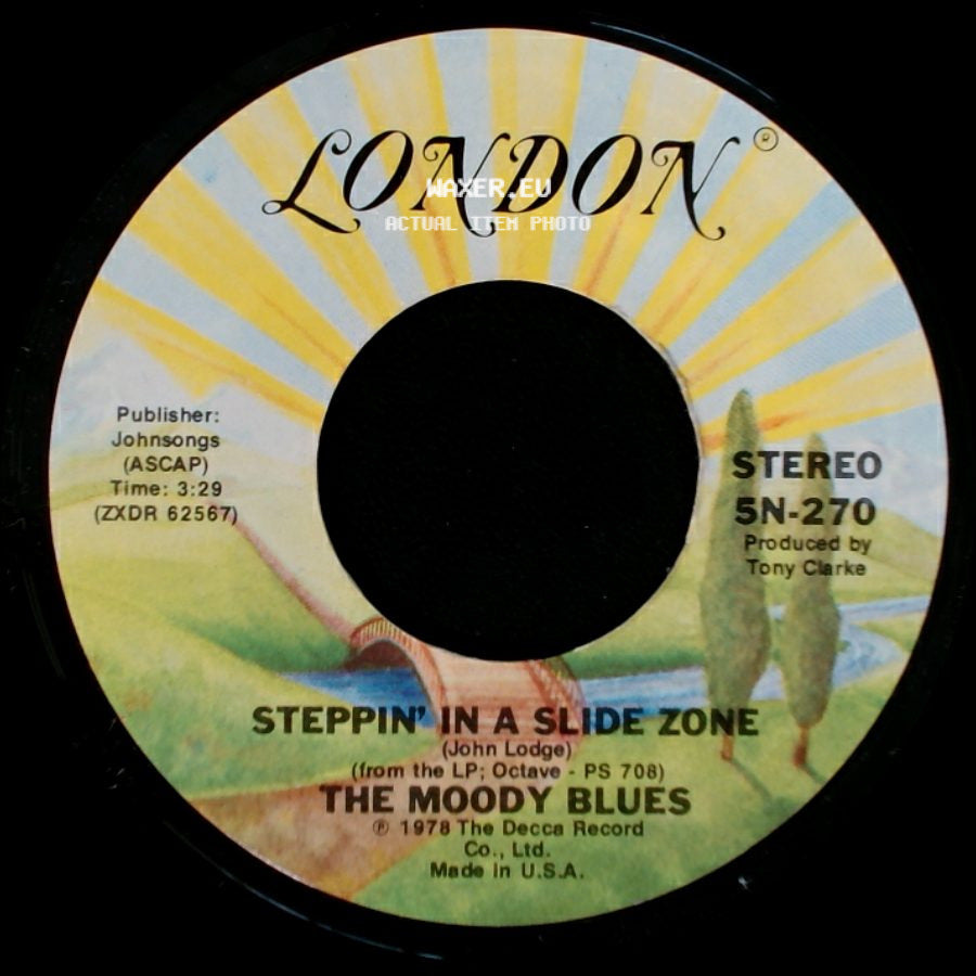 The Moody Blues - Steppin' In A Slide Zone / I'll Be Level With You side A