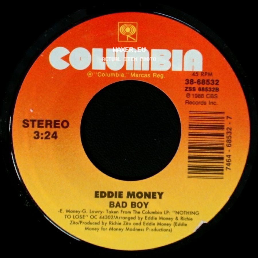 Eddie Money - The Love In Your Eyes / Bad Boy side B